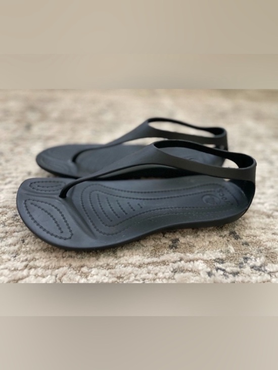 CROCS Shoes - Crocs Sexi Serena Sandals Size 8 Black